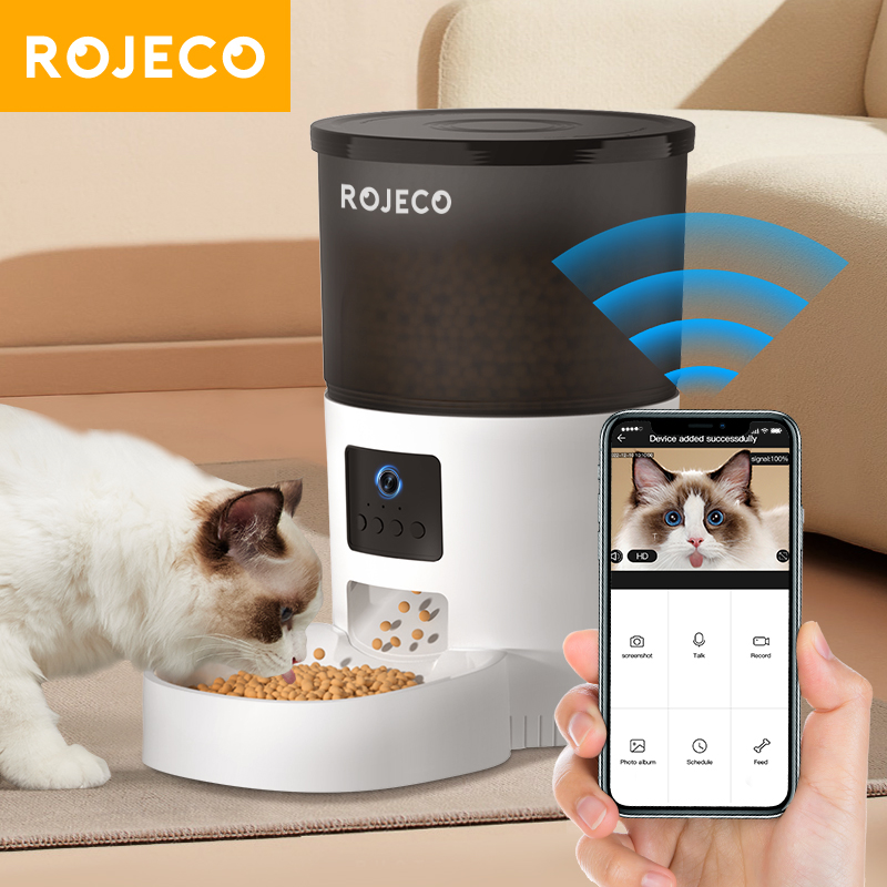 Kitchen Appliances Video - ROJECO 자동 고양이 피더 카메라 비디오