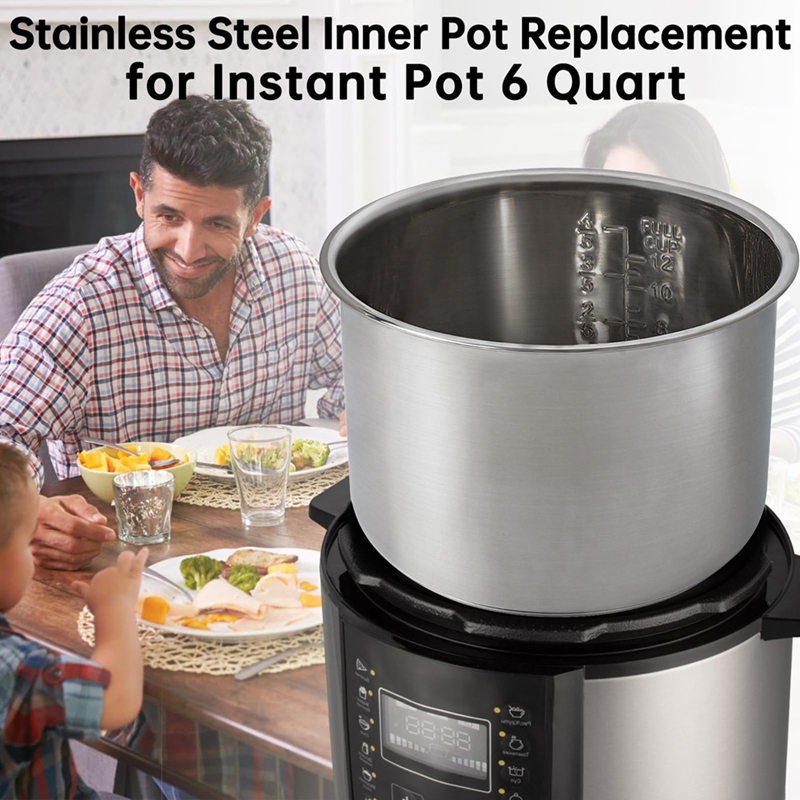 인스턴트 6쿼트 스테인리스 스틸 밥솥용 교체 내솥, 논 - Rice Cooker 리뷰 및 가격