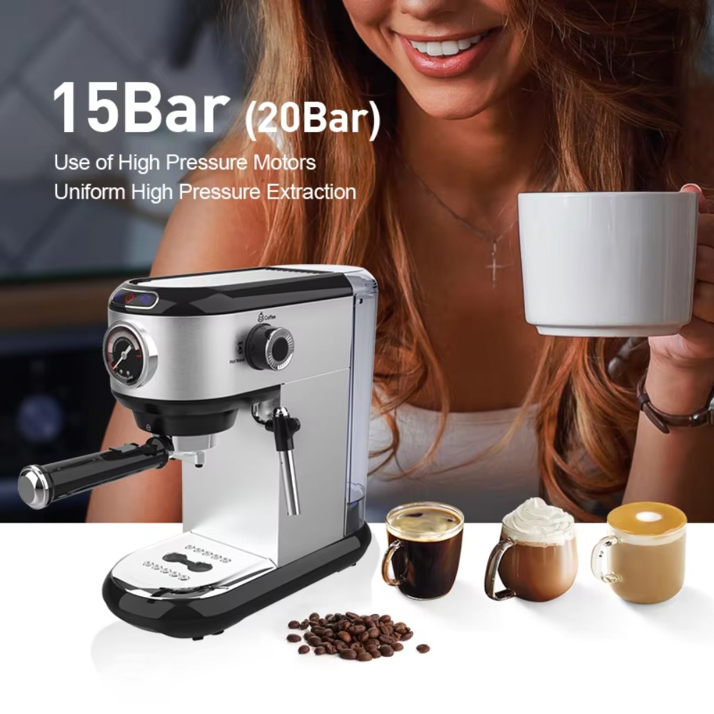상업용 전기 가전 싱글 커피 머신 전기 15바 카푸치노 - Coffee Maker 리뷰 및 가격