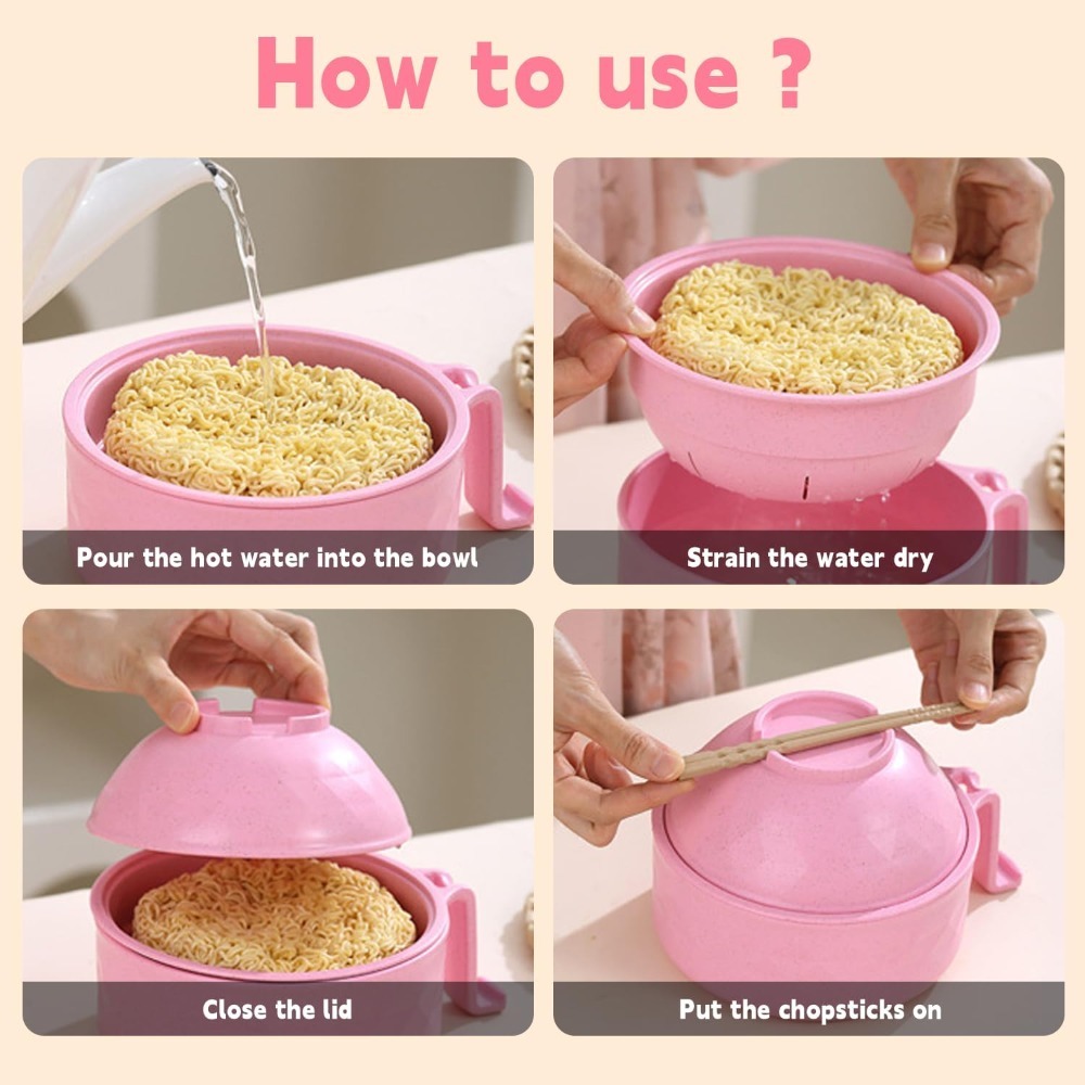 전자레인지 라면 그릇 6개 세트 라면 그릇 세트 뚜껑과 - Rice Cooker 리뷰 및 가격