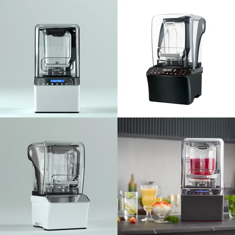 헤비급 상업용 다기능 진공 스무디 블렌더 (방음 커버  - Blender 리뷰 및 가격