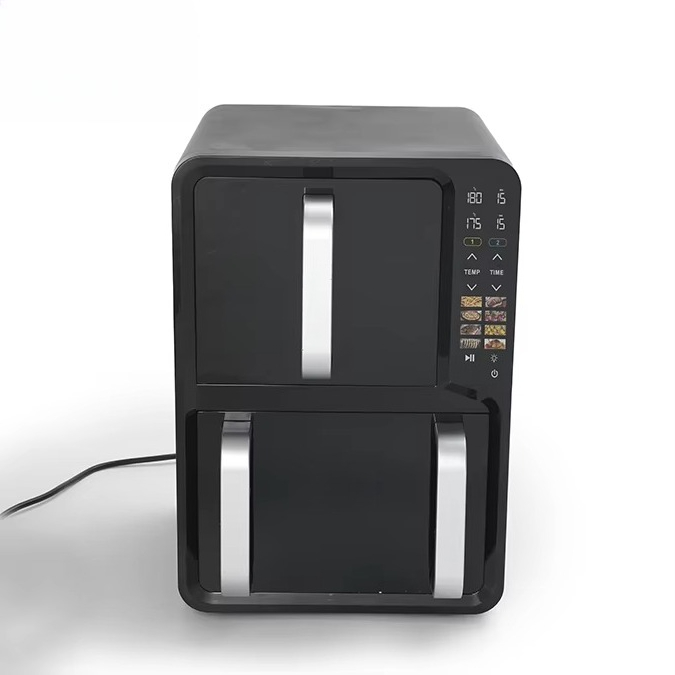 12L 용량의 듀얼 챔버 에어프라이어, 테프론 코팅,  - Air Fryer 리뷰 및 가격