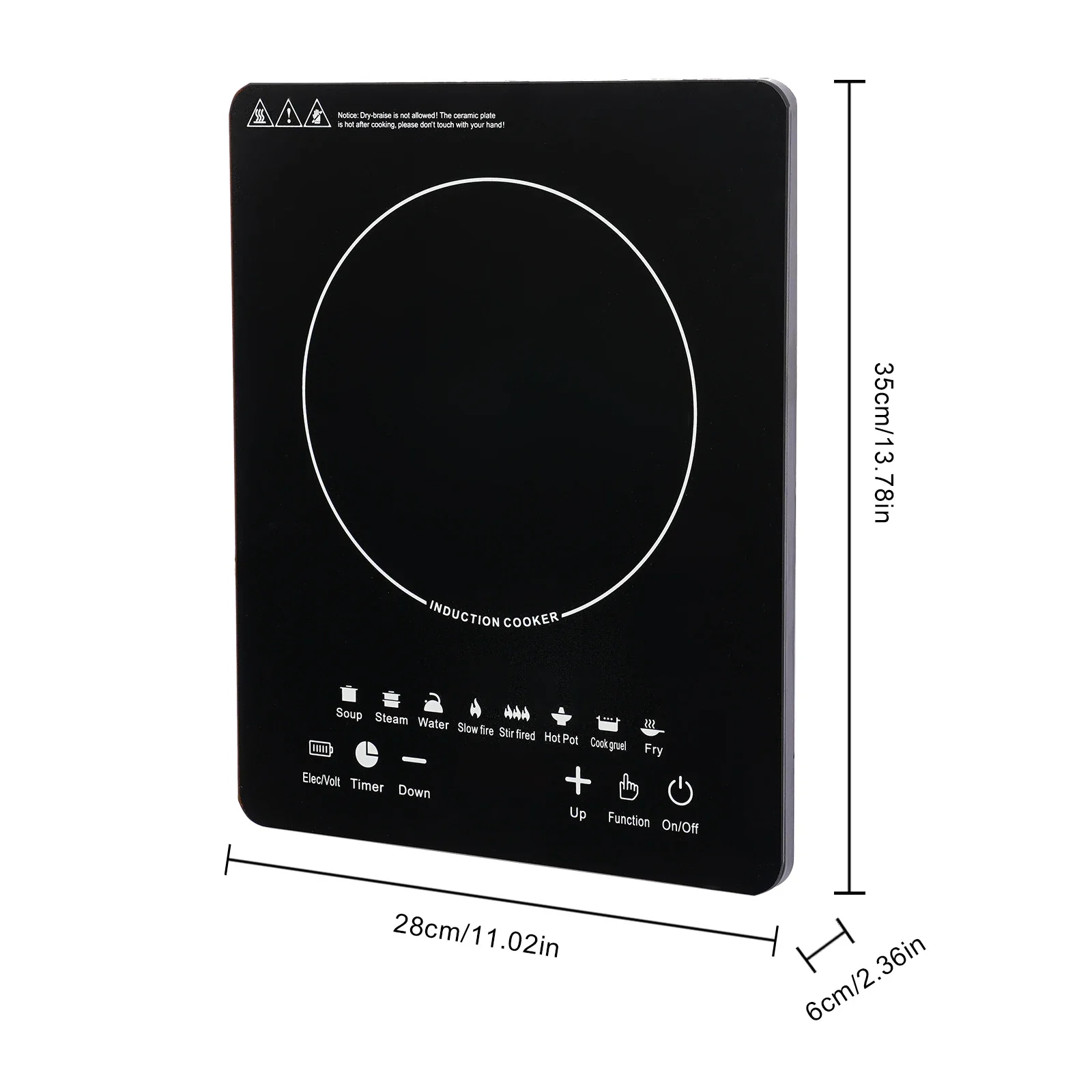 750W 스마트 휴대용 인덕션 쿡탑, 8가지 요리 프리 - Induction Cooktop Portable 리뷰 및 가격
