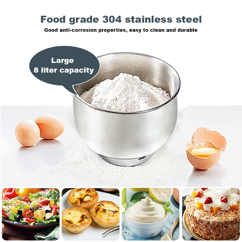 가정용 스탠드 믹서 고출력 1800W 8L 케이크 빵  - Stand Mixer 리뷰 및 가격