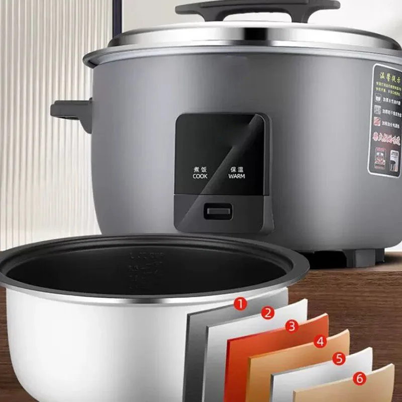 원버튼 자동 보온 기능 상업용 대형 밥솥, 논스틱 두꺼 - Rice Cooker 리뷰 및 가격