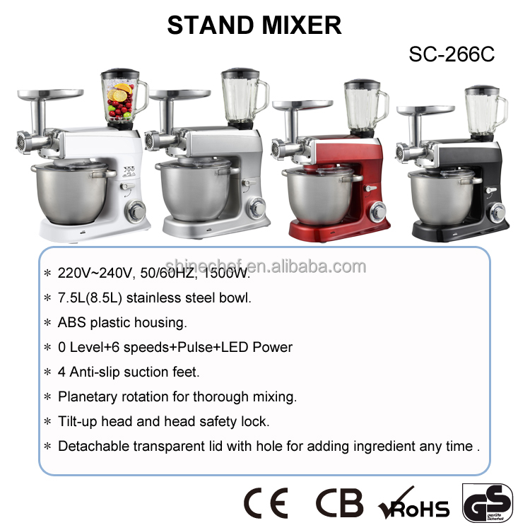 전기 7.5L 8.5L 반죽 믹서 고기 분쇄기 4 in - Stand Mixer 리뷰 및 가격