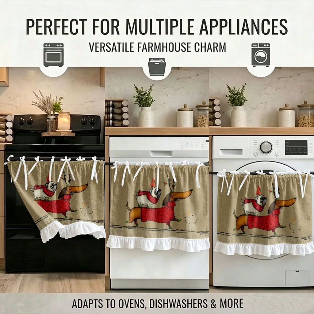 1개입 주방 스토브 먼지 커버, 캐비닛 장식 커튼, 빨 - Kitchen Appliances Cabinet 리뷰 및 가격