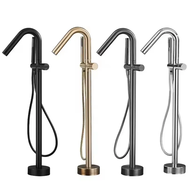구리 재질의 독립형 욕조 샤워 믹서, 바닥 설치형 욕조 - Stand Mixer 리뷰 및 가격