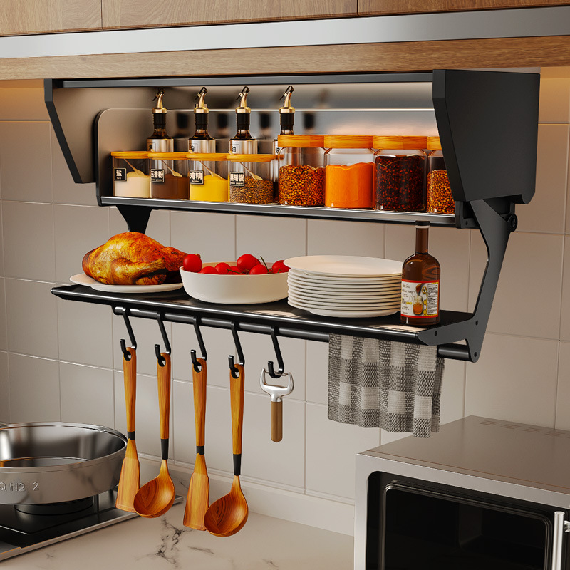 주방 풀다운 접이식 조미료 보관 선반 공간 캐비닛 아래 - Kitchen Appliances Cabinet 리뷰 및 가격