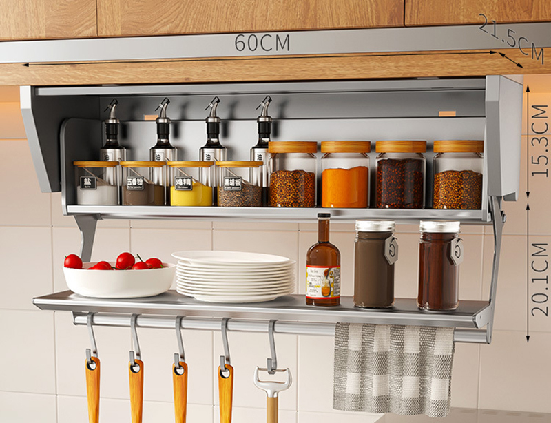 주방 풀다운 접이식 조미료 보관 선반 공간 캐비닛 아래 - Kitchen Appliances Cabinet 리뷰 및 가격
